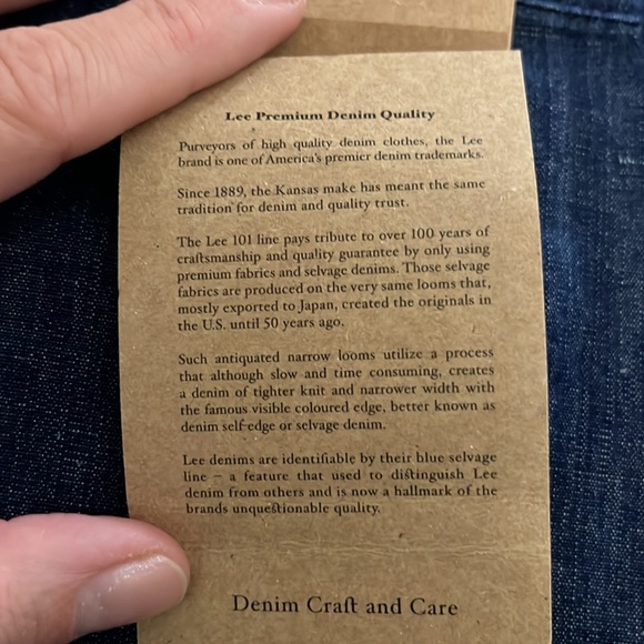 LEE 101 Slim Chino JEANS 30% LINEN W30 L32 - Picture 3 of 11